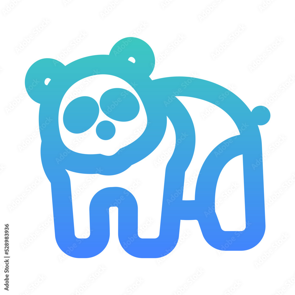 panda head
