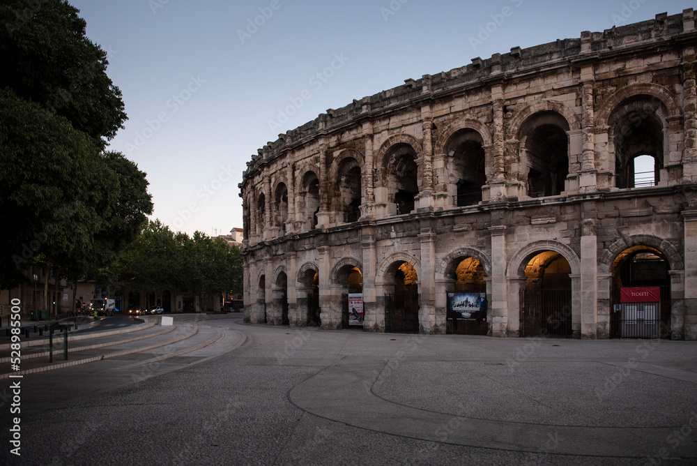 The city of Nimes, France