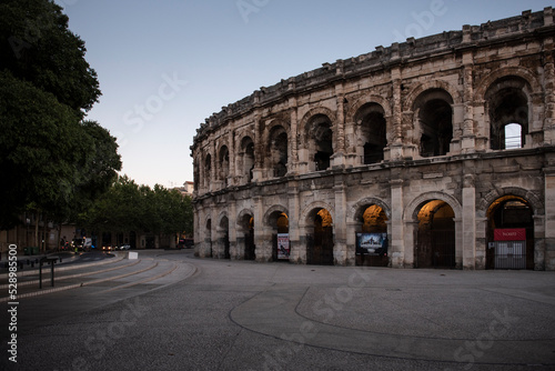 The city of Nimes, France photo
