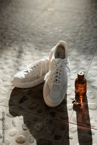 Shoes and perfume