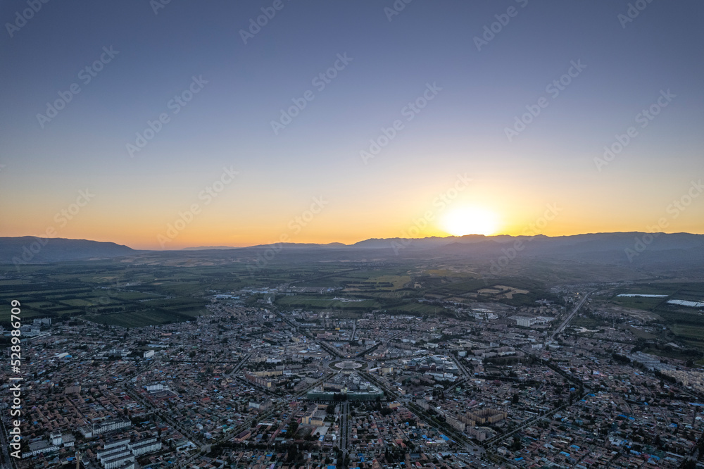 Eight Trigrams city in Xinjiang China Eight Trigrams city in Xinjiang China