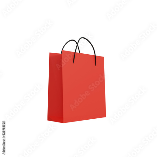 red shopping bag