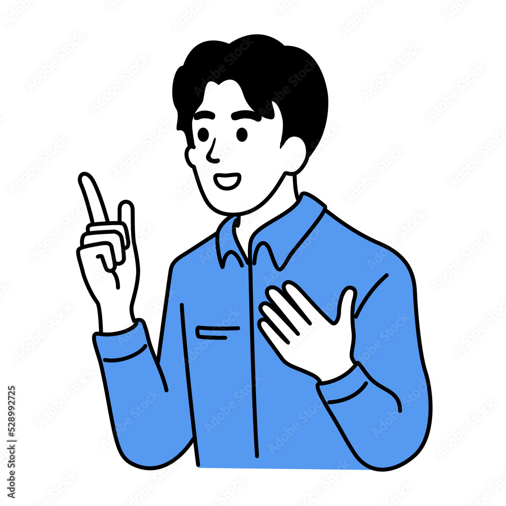 man talking about get great idea. creative concept. isolated vector illustration outline hand drawn doodle line art cartoon design character. man talking about get great idea. creative concept. isolated vector illustration outline hand drawn doodle line art cartoon design character.