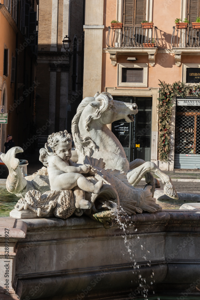 fountain in piazza navona rome city italy renaissance art hisoty in italy europe and roman empire