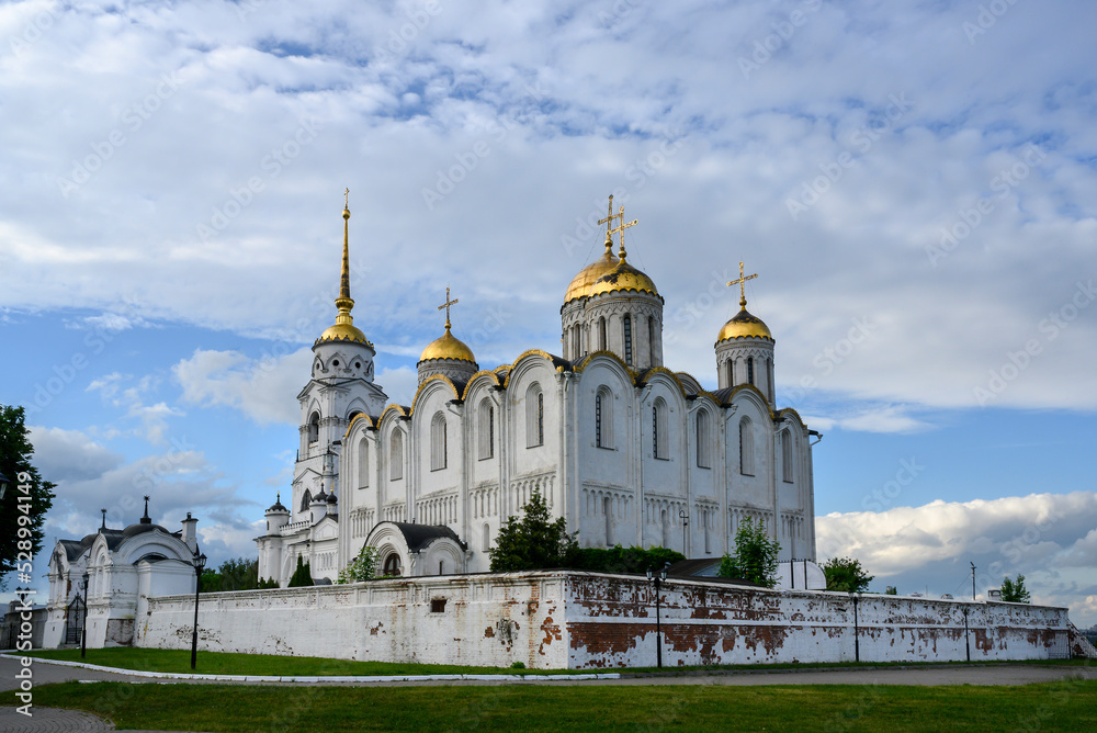 The Assumption Cathedral of the 12th century in Vladimir, Russia