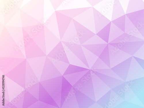 ポリゴン 背景 テクスチャ 三角 抽象的 ピンク 青 紫 虹色 オーロラ	