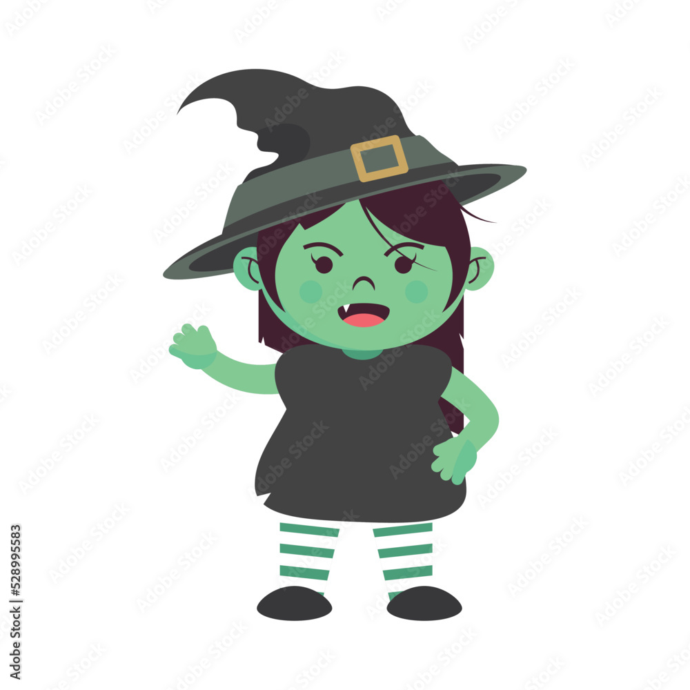 halloween witch character
