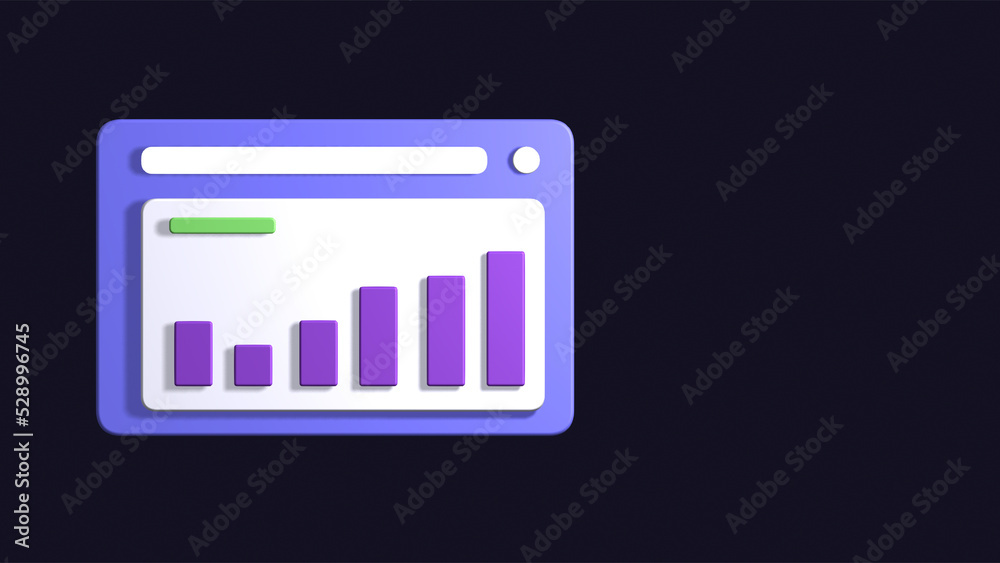 3D chart bar diagram for business presentation, work project, and economic theme 3D chart bar diagram for business presentation, work project, and economic theme