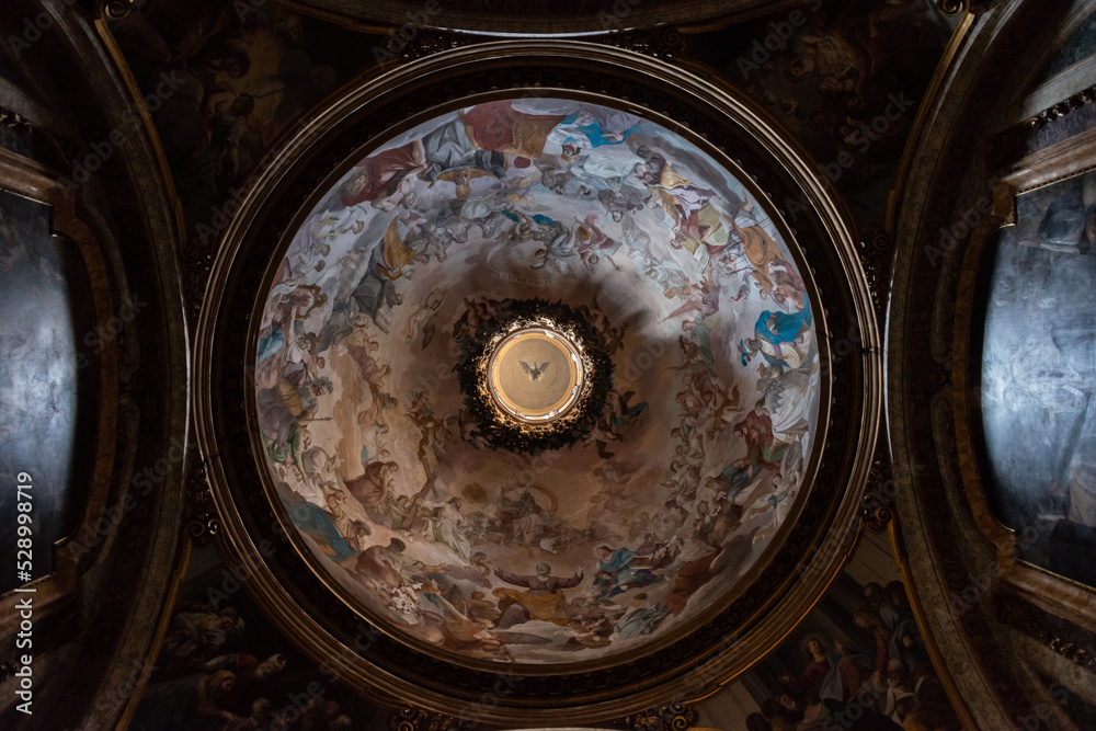 Póster basilica of the jesuits and tomb of saint ignacius in rome ...
