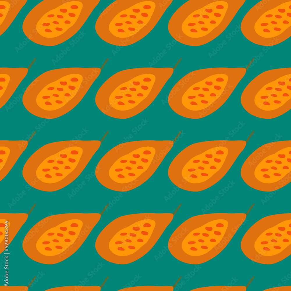 seamless pattern with papayas. Papaya ornament background. Fruits backdrop. seamless pattern with papayas. Papaya ornament background. Fruits backdrop.