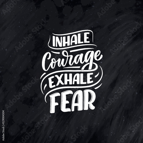 Lettering slogan about therapy. Funny quote for blog, poster and print design. Modern calligraphy text. Mental healthcare