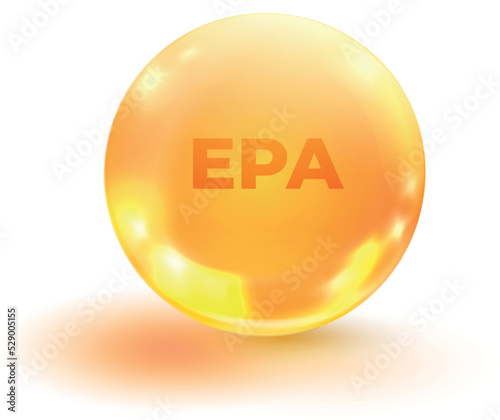 Epa realistic ball. Omega oil cosmetic drop