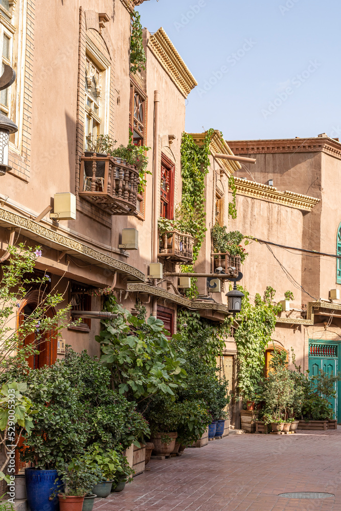 Fototapeta premium ancient city of Kashgar in Xinjiang China