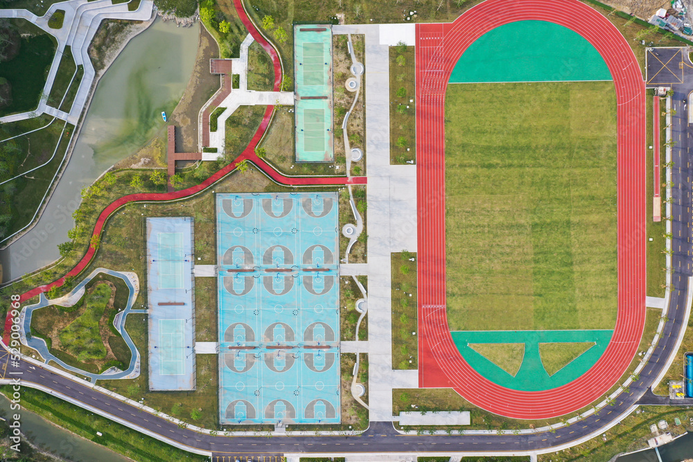 Obraz premium track in playground