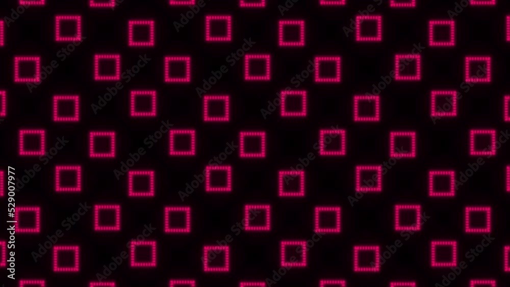 Animated square pattern black background Animated square pattern black background