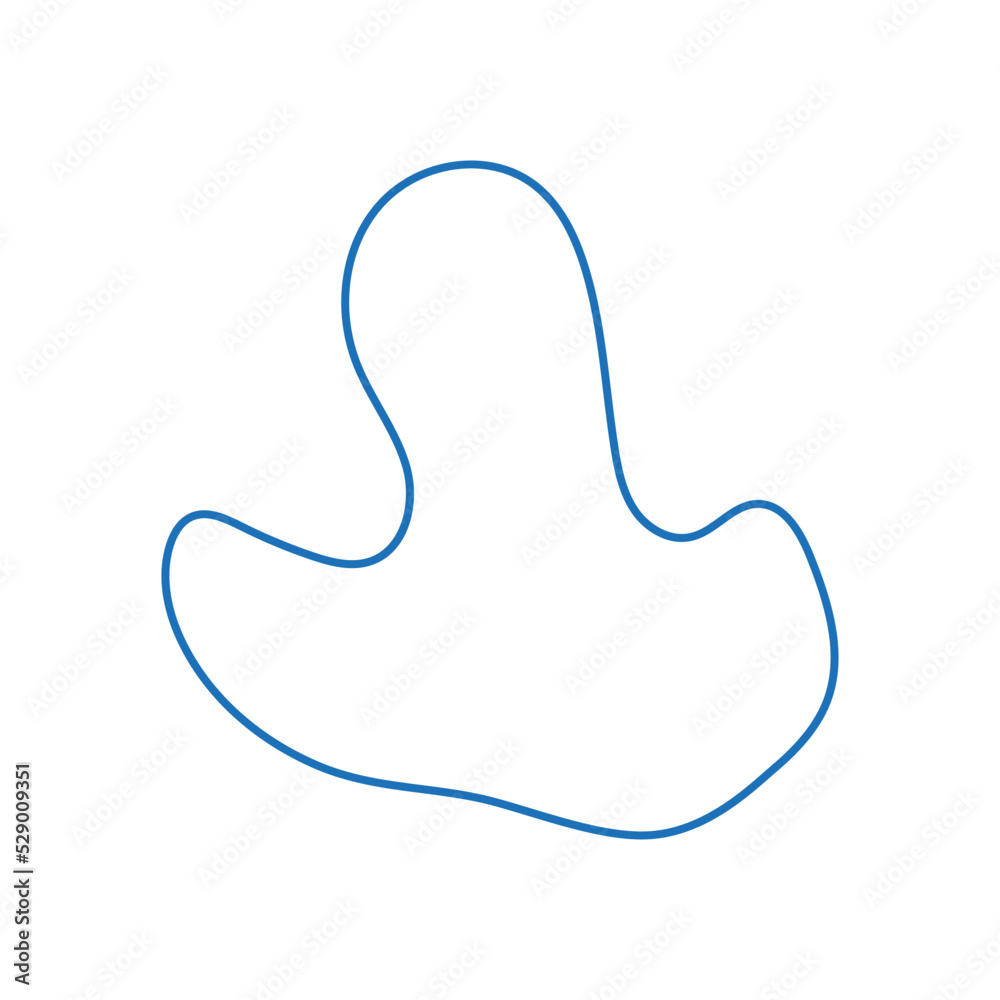 abstract modern line blob shape abstract modern line blob shape