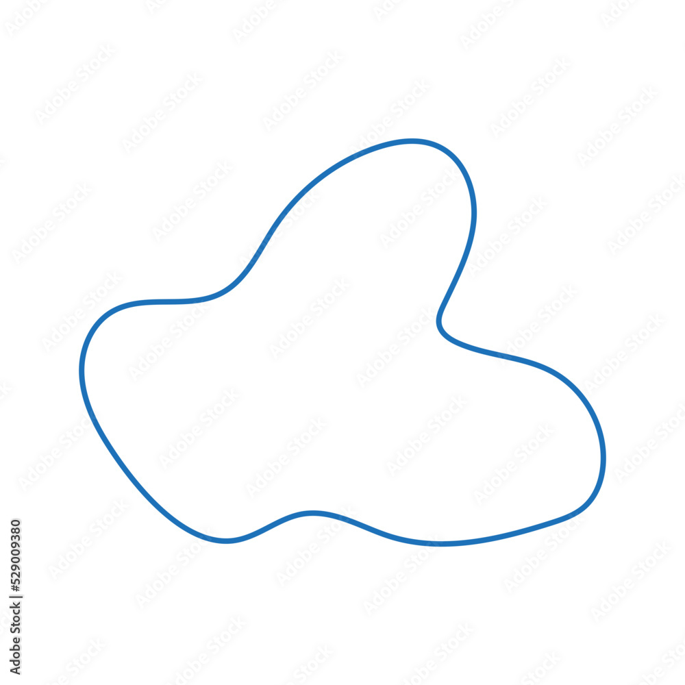 abstract modern line blob shape abstract modern line blob shape