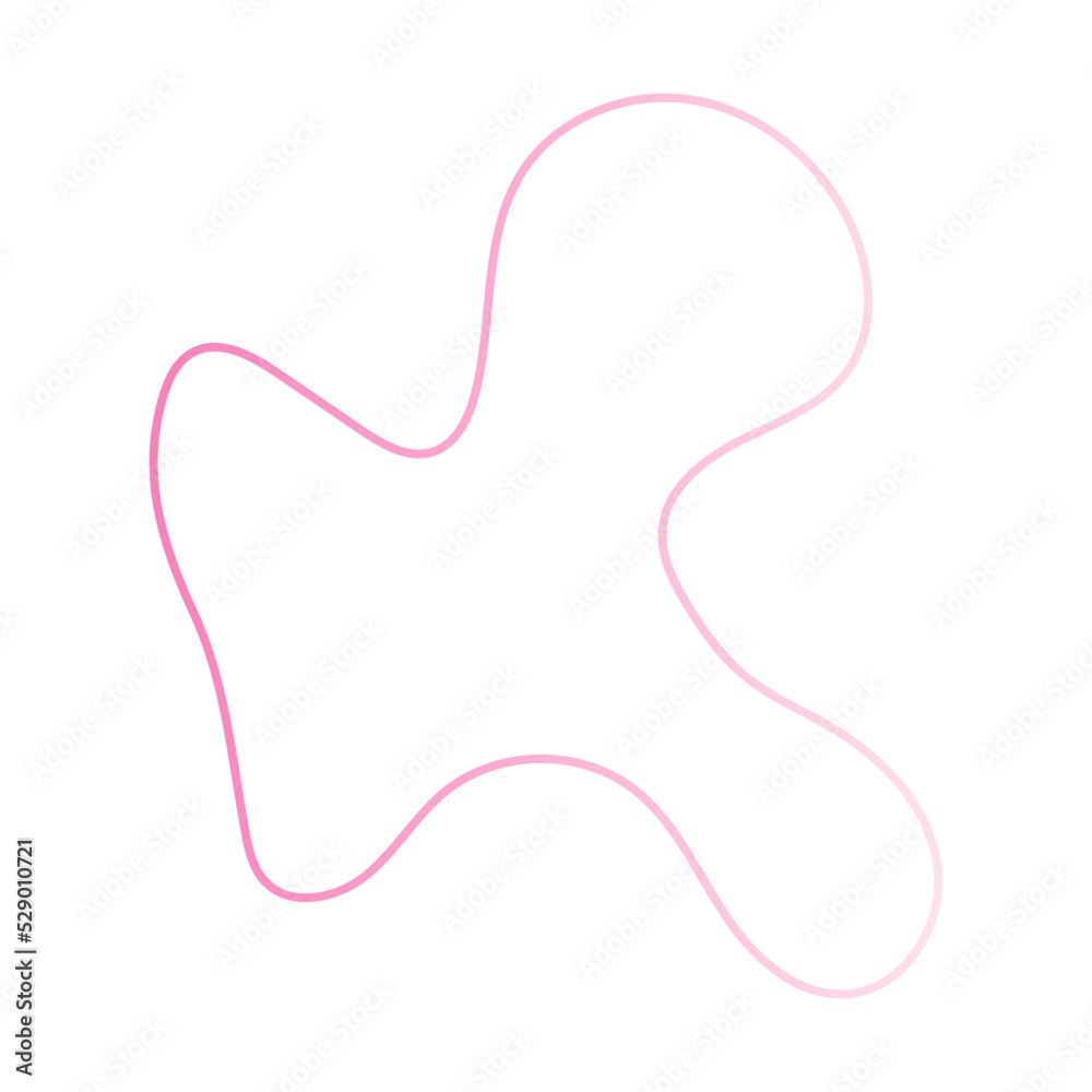 Obraz premium abstract modern line blob shape gradient color background