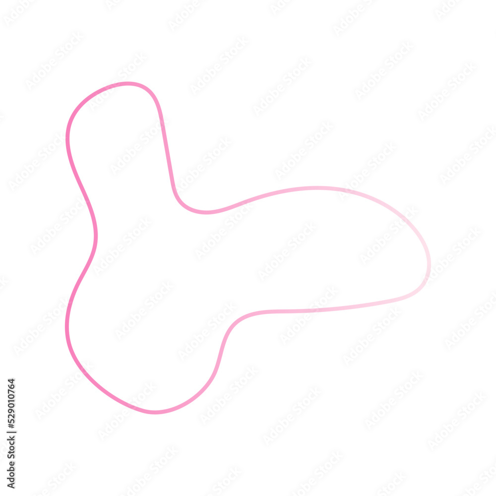 Obraz premium abstract modern line blob shape gradient color background