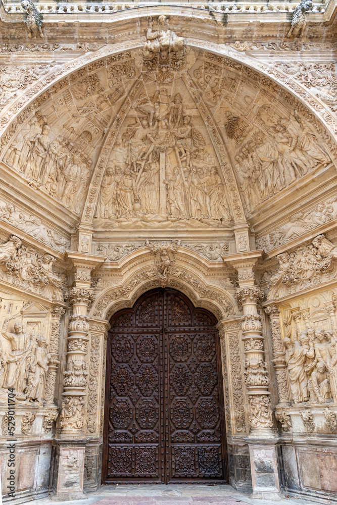 Astorga Cathedral. City on the Camino de Santiago. Leon, Castile and Leon, Spain
