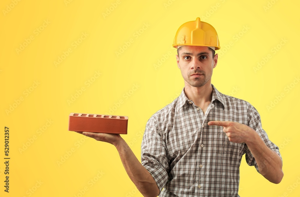 Caucasian male architect. architecture and engineering concept Caucasian male architect. architecture and engineering concept