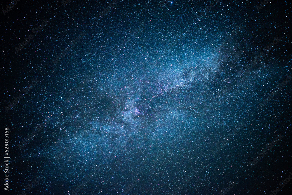 Starry sky with many stars on the space background.