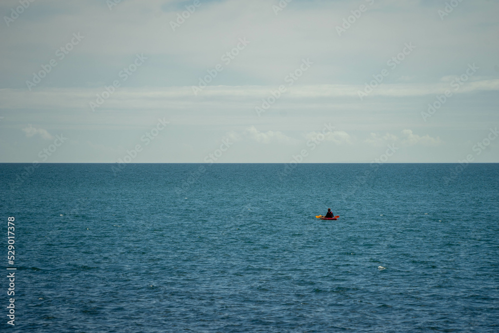 Fototapeta premium boat on the sea