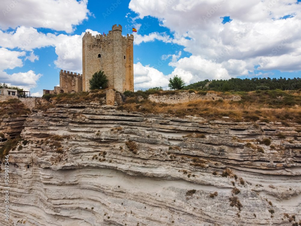 Alcala del Jucar Castilla La Mancha Spain castle