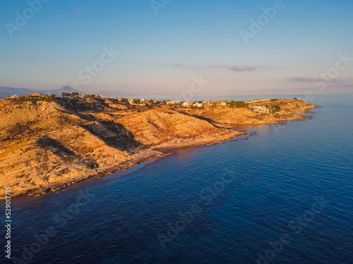 Alicante San Juan Cabo de las Huertas Faro Spain Mediterranea sea Sunset