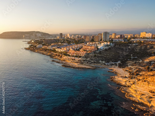 Alicante San Juan Cabo de las Huertas Faro Spain Mediterranea sea Sunset