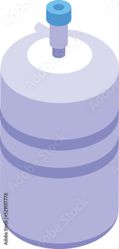 Tank osmosis system icon isometric vector. Water filter. Home equipment
