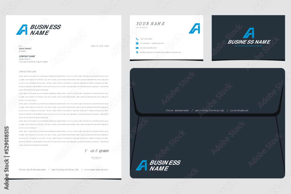 Letter AF or AFI Logo Design Letter AF or AFI Logo Design