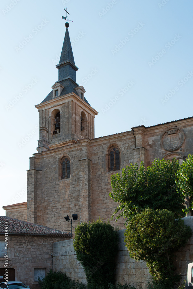 Facade of Collegiate church of San Pedro in Lerma, Burgos