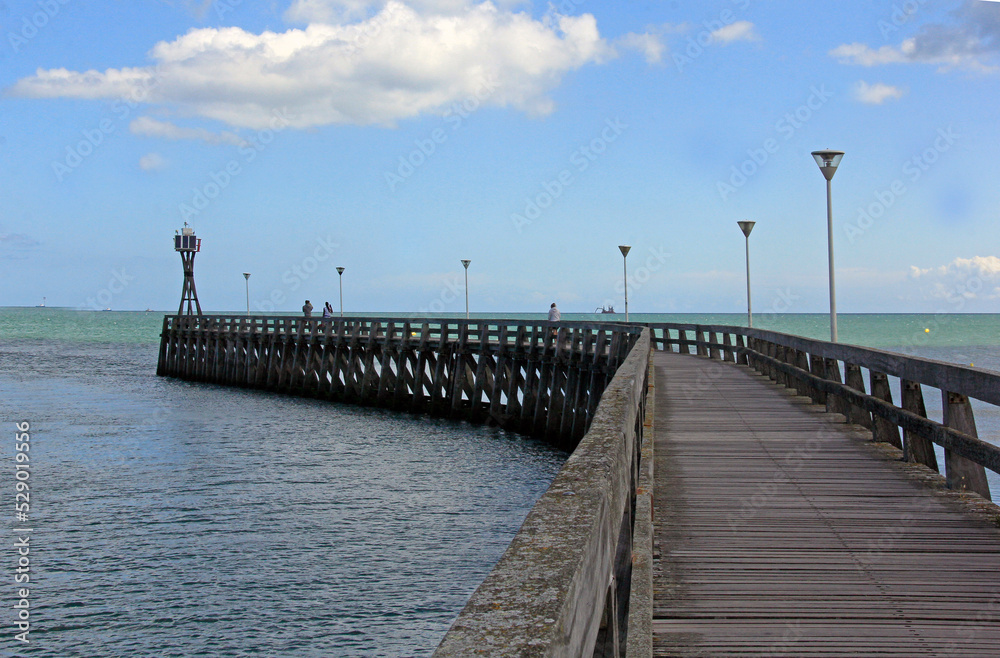 Obraz premium sur la digue