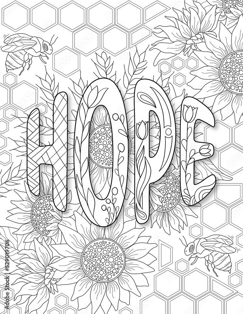 Inspirational quotes adult coloring book pages, Motivational quotes ...