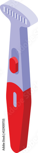 Salon epilator icon isometric vector. Skin laser. Device care