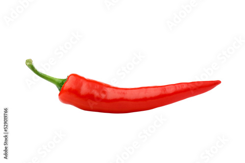 Fresh red chili pepper isolated