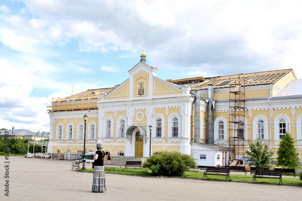 Diveevo. Serafimo-Diveevsky monastery. Cathedral of the Transfiguration.