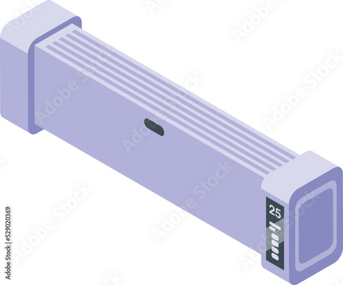 Domestic convector icon isometric vector. Room radiator. Service equipment