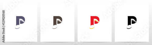 Quaver Music Note On Letter Logo Design P