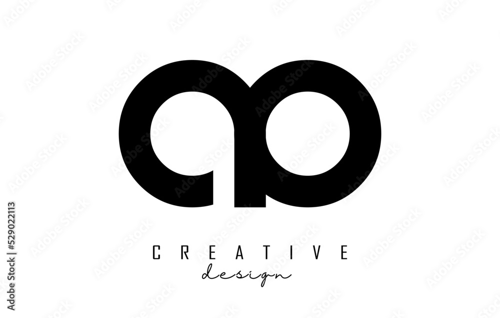 Small Letters ao a o logo with a minimalist design. Letters with elegant, simple and two letters design. Small Letters ao a o logo with a minimalist design. Letters with elegant, simple and two letters design.
