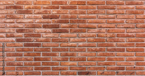 red brick wall texture, background 