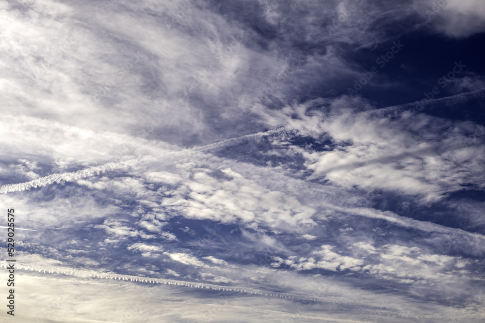 Blue sky with clouds