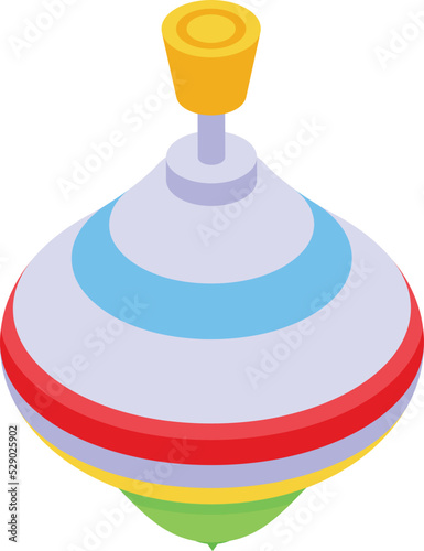 Whirligig icon isometric vector. Baby health. Breast mother