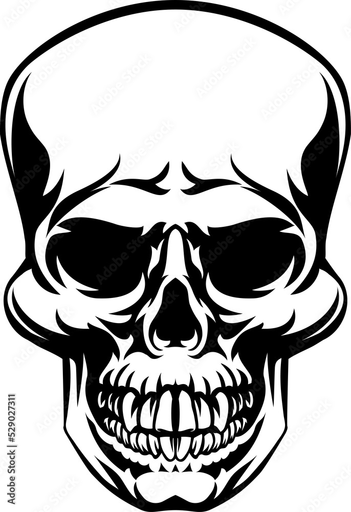 Obraz premium Skull Illustration Graphic