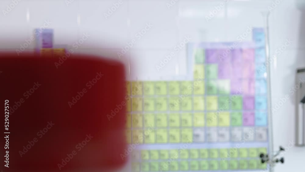 Scientist making a chemical test in the laboratory Scientist making a chemical test in the laboratory