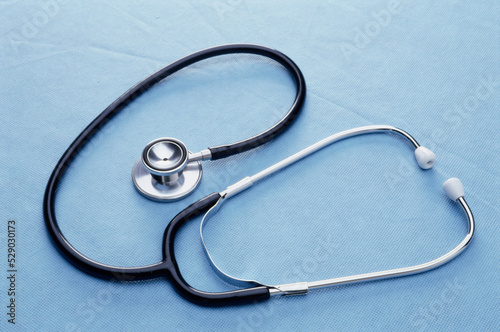 Close-up of a stethoscope photo