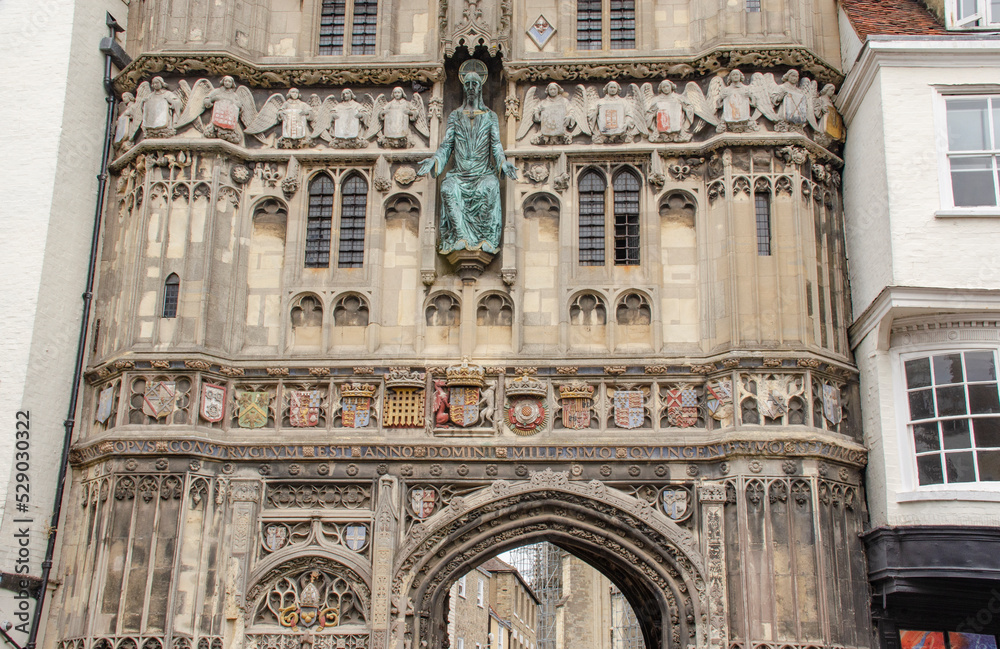 Canterbury June 2018; The Christchurch Gate entrance to Canterbury Cathedral