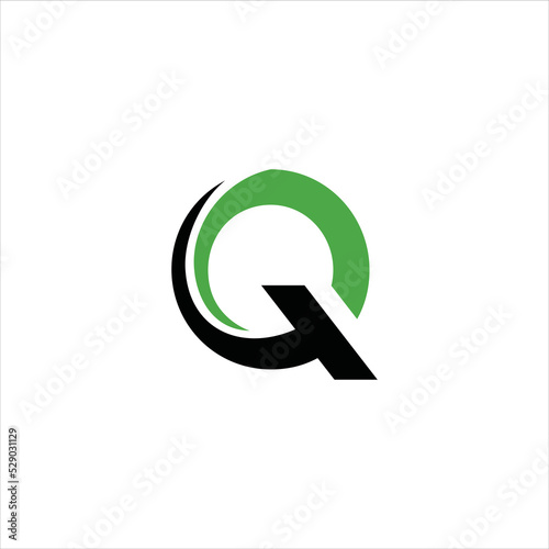 letter q t logo vector template