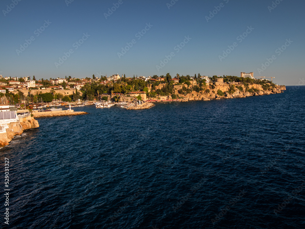 view of the city of the sea, antalya